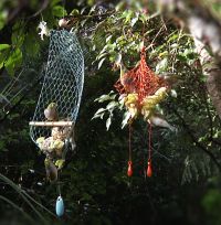 Large Perch Pendant &amp; Double drop