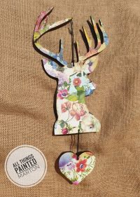 Decoupage deer