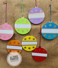 Personalised Christmas decoration
