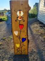 Garden Art - Timber &amp; Glass